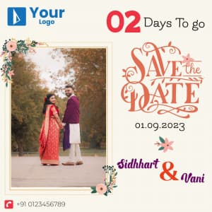 Save The Date Instagram banner