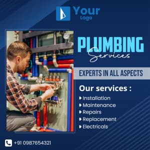 Plumbing Services creative template