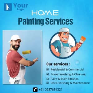 Home Painting Services poster Maker