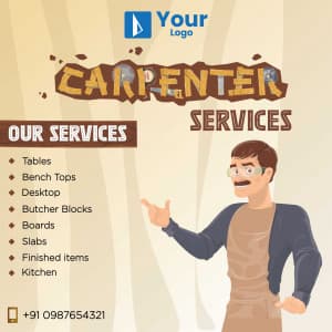 Carpenter Services poster Maker