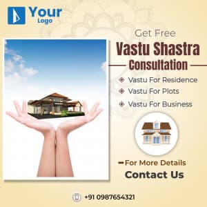 Vastu Shastra Consultant facebook template