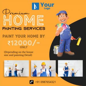 Home Painting Services Instagram banner