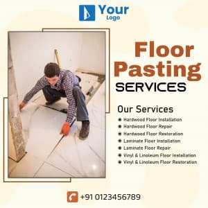 Floor Pasting Services template