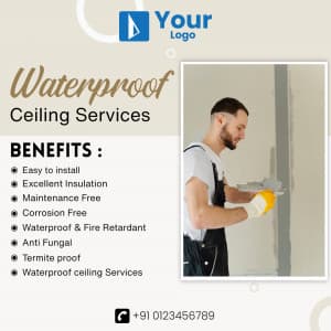 WaterProof Ceiling Services custom template