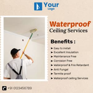 WaterProof Ceiling Services banner