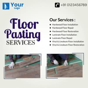 Floor Pasting Services banner