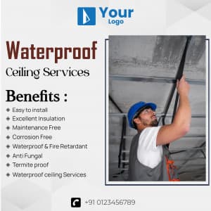 WaterProof Ceiling Services flyer