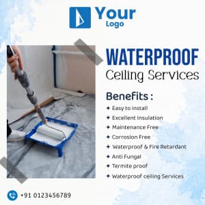 WaterProof Ceiling Services facebook ad banner