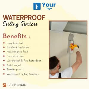WaterProof Ceiling Services poster Maker