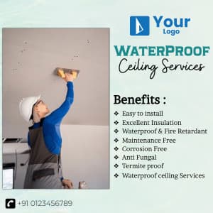 WaterProof Ceiling Services whatsapp status template