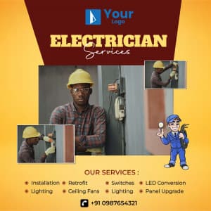 Electrician Services flyer