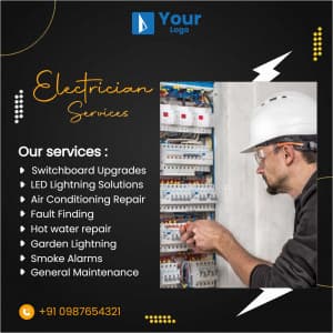 Electrician Services custom template