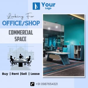 Offices And Shops Social Media template
