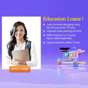 Providing Education Loans poster