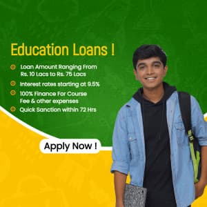 Providing Education Loans Instagram banner