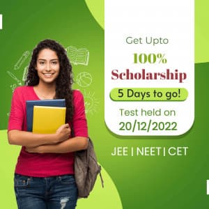 Scholarship Available Instagram banner