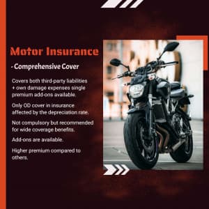 Motor Insurance flyer