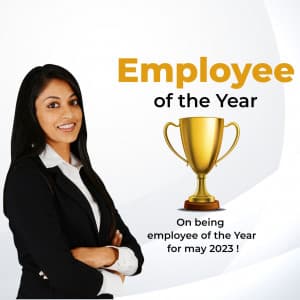 Employee of the Year/ Month marketing flyer