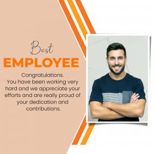 Employee of the Year/ Month Facebook Poster