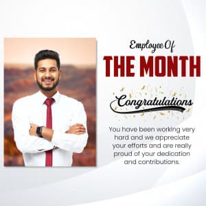 Employee of the Year/ Month facebook ad banner