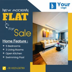 Sale Flat And Home Instagram banner