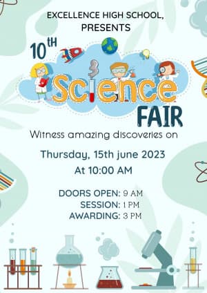 Science Fair flyer