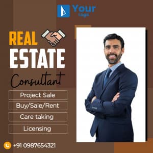 Real Estate Consultant poster