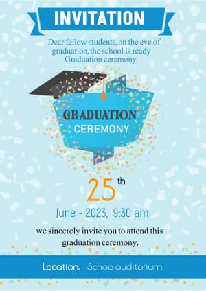 Graduation Ceremony template