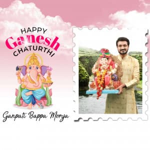 Ganesh Chaturthi Wishes Templates creative template