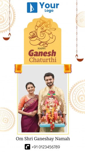 Ganesh Chaturthi Story template