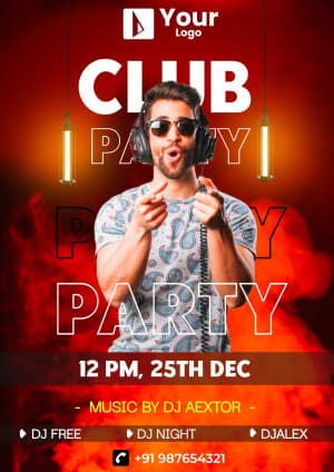 Party Social Media template