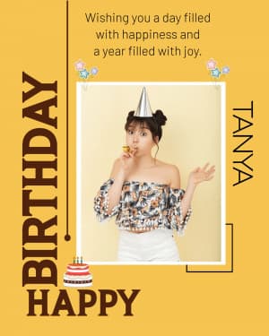 Birthday Poster template