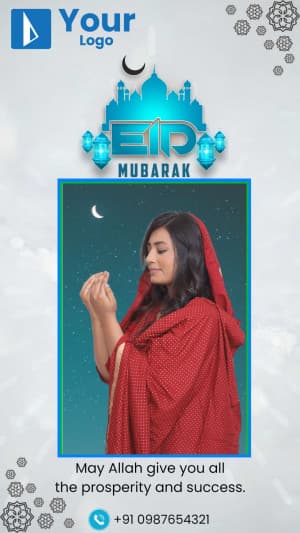 Eid Mubarak Story whatsapp status template