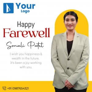 Happy Farewell creative template