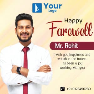 Happy Farewell Social Media template