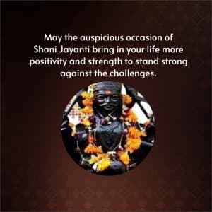 Shani Jayanti post