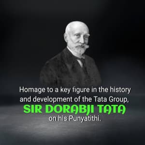 Dorabji Tata Punyatithi poster Maker