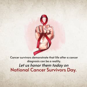 Cancer Survivors Day creative image