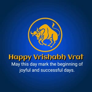 Vrishabh Vrat marketing poster