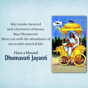 Dhumavati Jayanti graphic