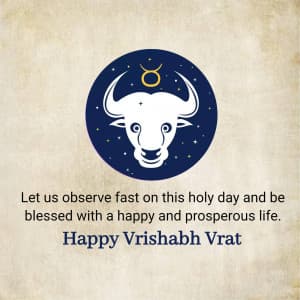 Vrishabh Vrat graphic