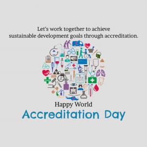 World Accreditation Day marketing flyer