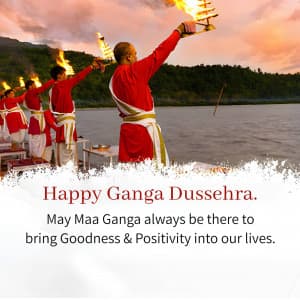 Ganga Dussehra Facebook Poster