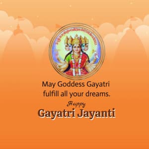 Gayatri Jayanti flyer