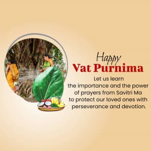 Vat Purnima marketing flyer