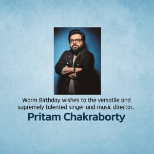 Pritam Chakraborty birthday image