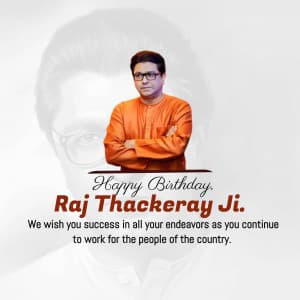 Raj Thackeray Birthday Instagram Post
