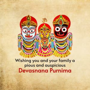 Debasnana Purnima creative image