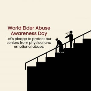 World Elder Abuse Awareness Day graphic