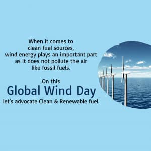 Global Wind Day creative image